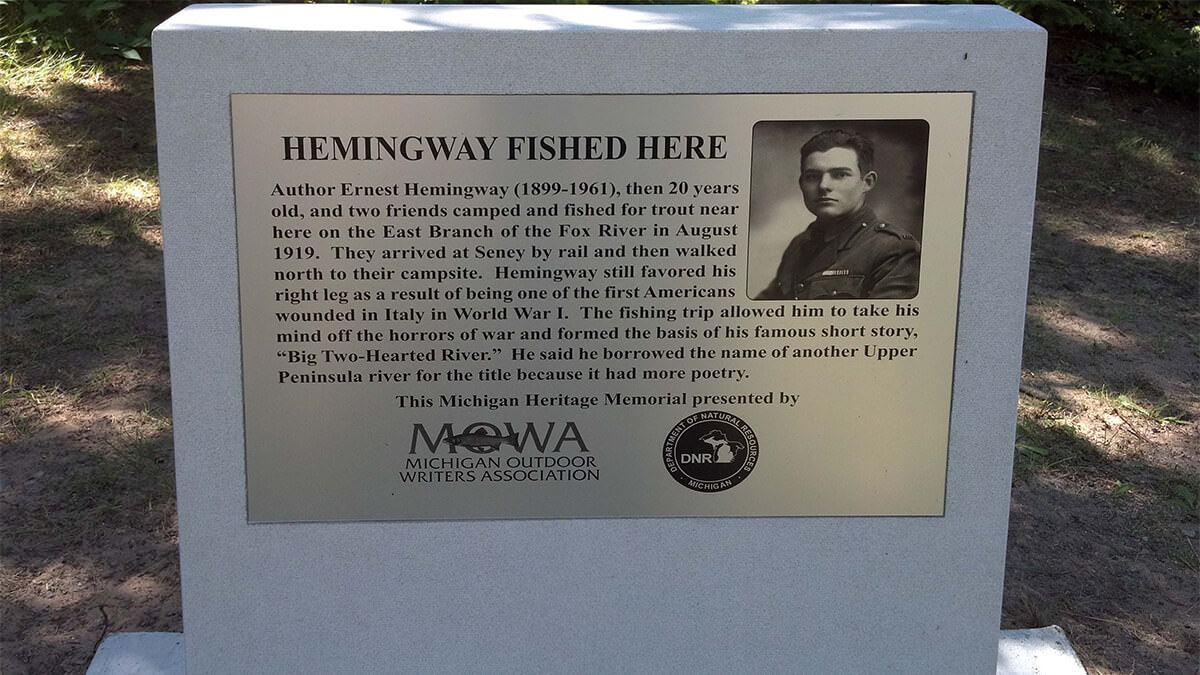 Hemingway Fox River Marker Hemingway Fox River Marker